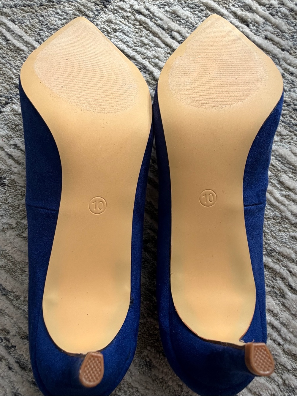 Journee Collection Blue Pointed-Toe Ruffle Flats - Picture 4 of 4